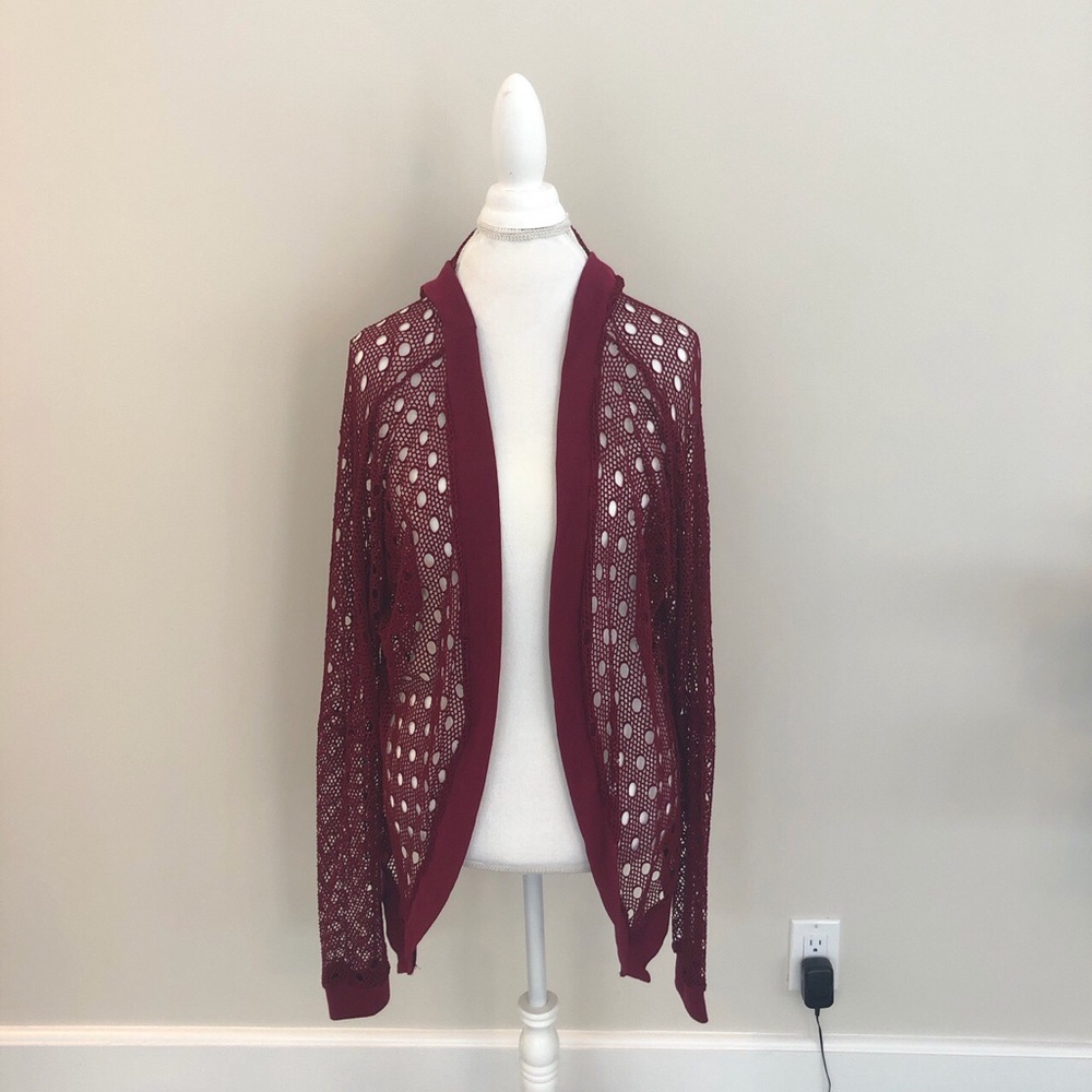 “Holey hoodie” from LF